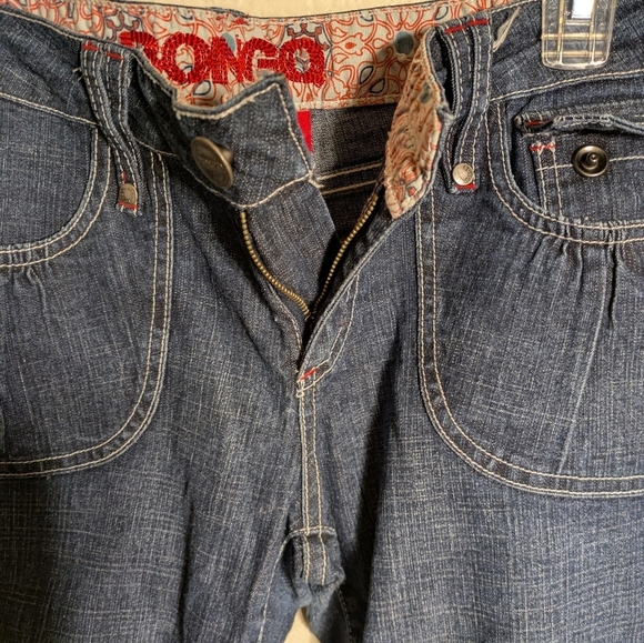 Bongo Stylish Blue  Denim Bermudas Size 9 - Picture 6 of 12